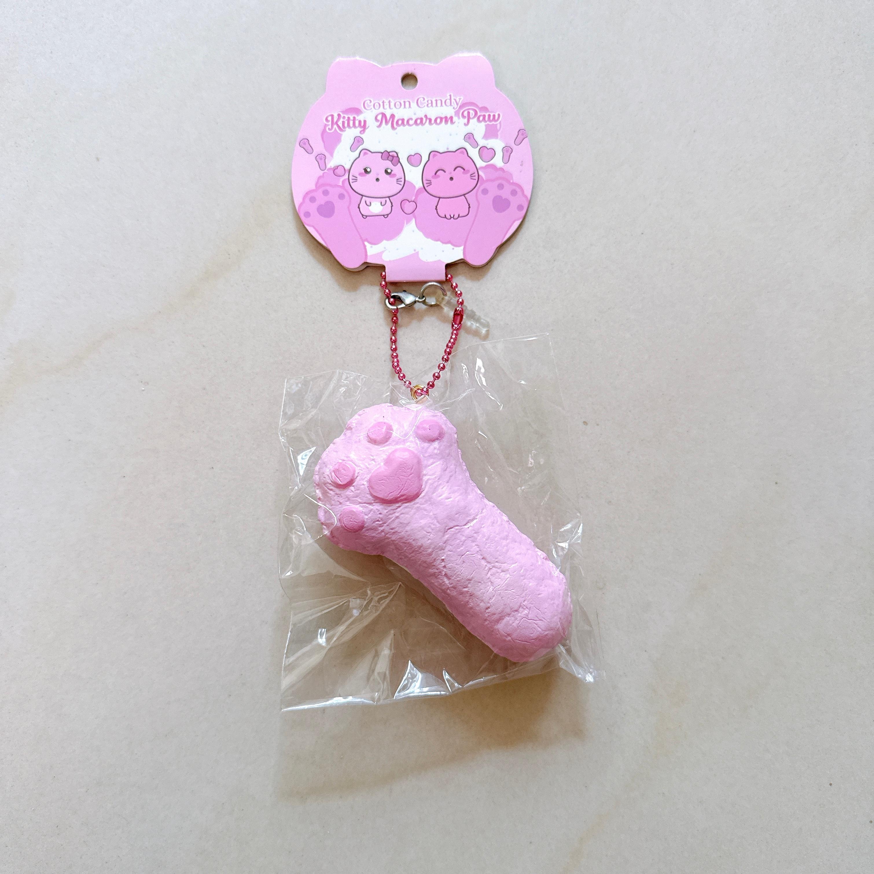 Punimaru Cotton Candy Kitty Macaroon Paw Squishy