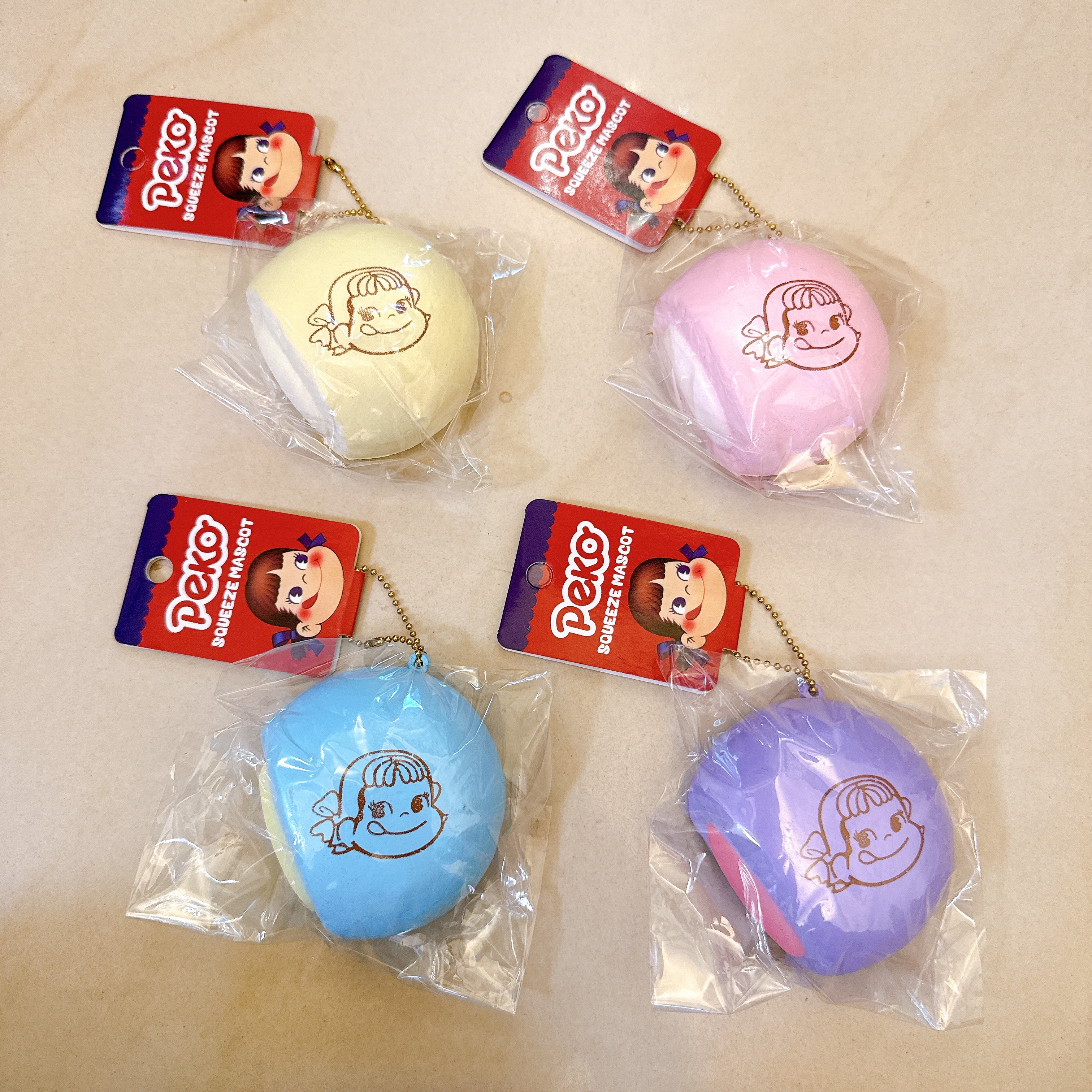 Peko Cream Bun Squishy