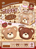 Mido Teddy Bear Head Bun Squishy