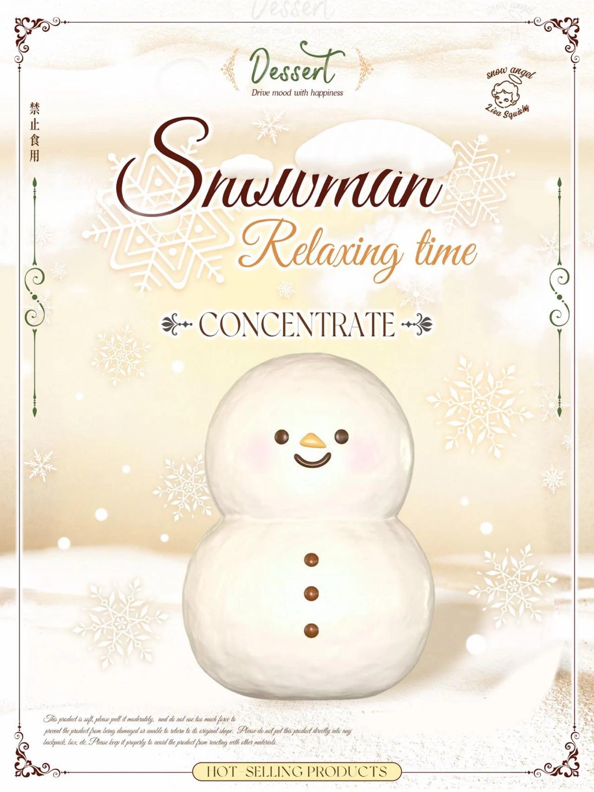 Lisa Snowman Squishy