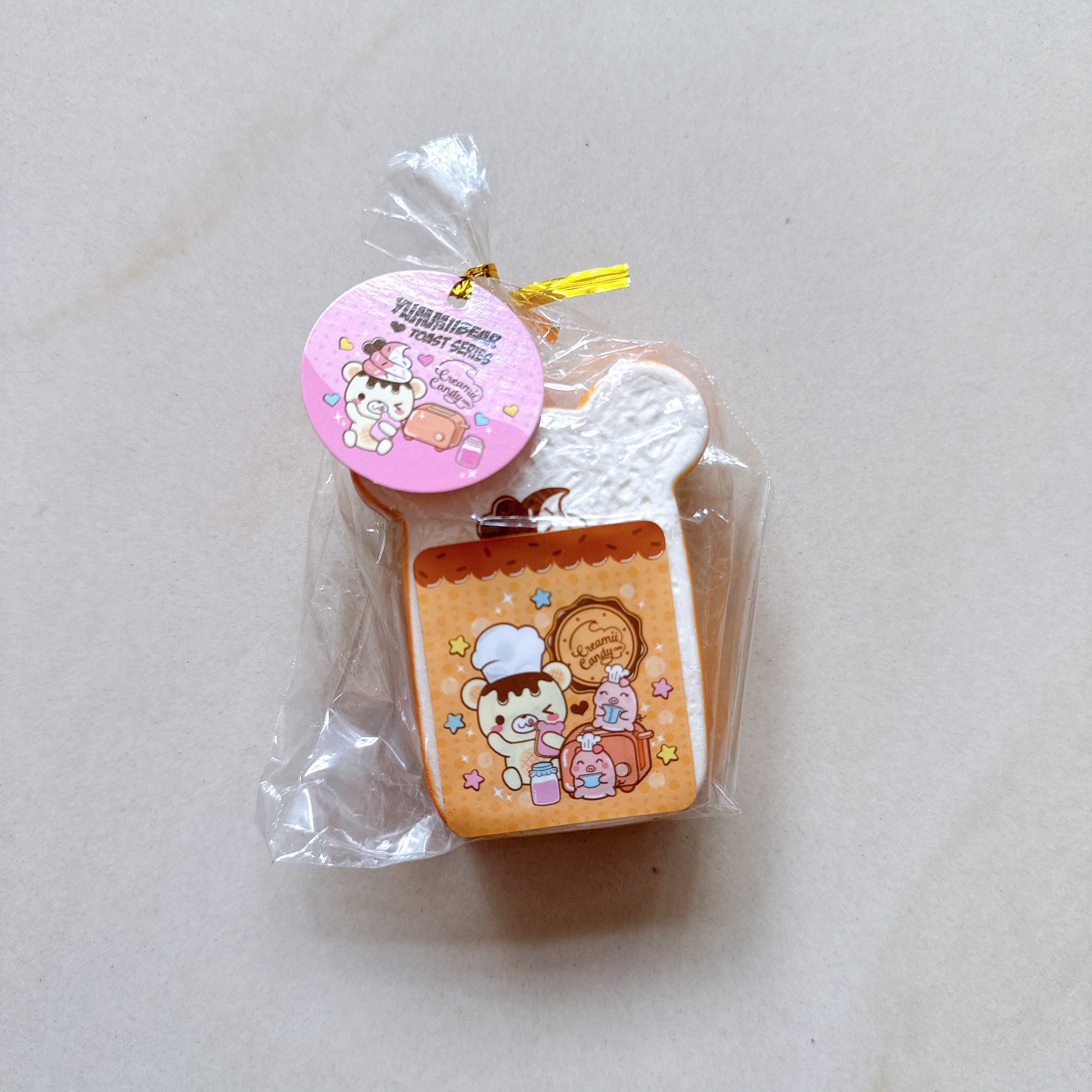 Creamiicandy Yummiibear Toast Squishy