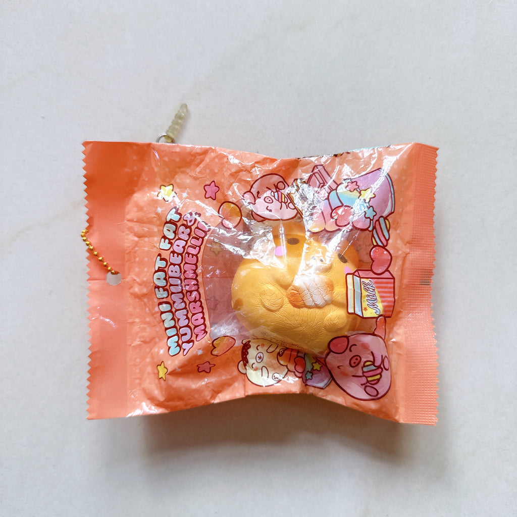 Creamiicandy Mini Fat Fat Gold Marshmellii Squishy