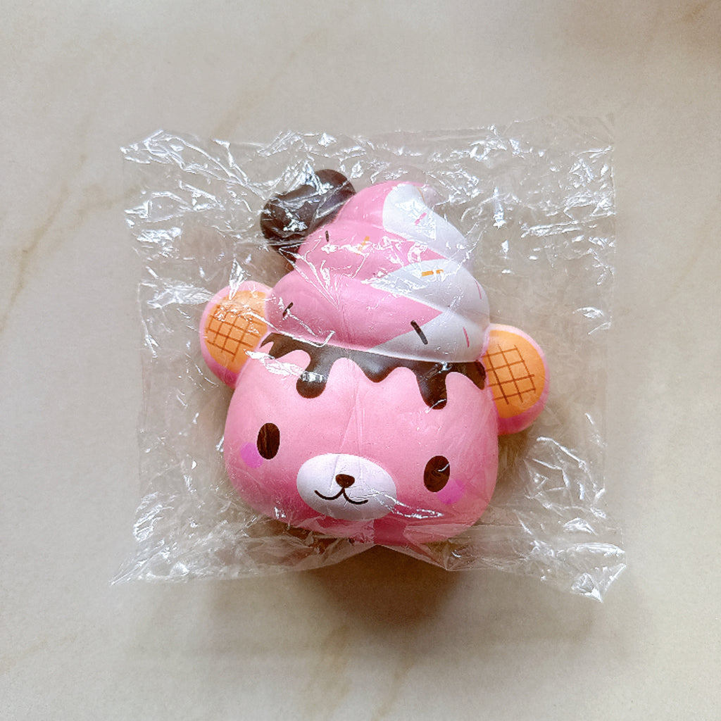 Creamiicandy Pink Yummiibear Bakery Bun Squishy
