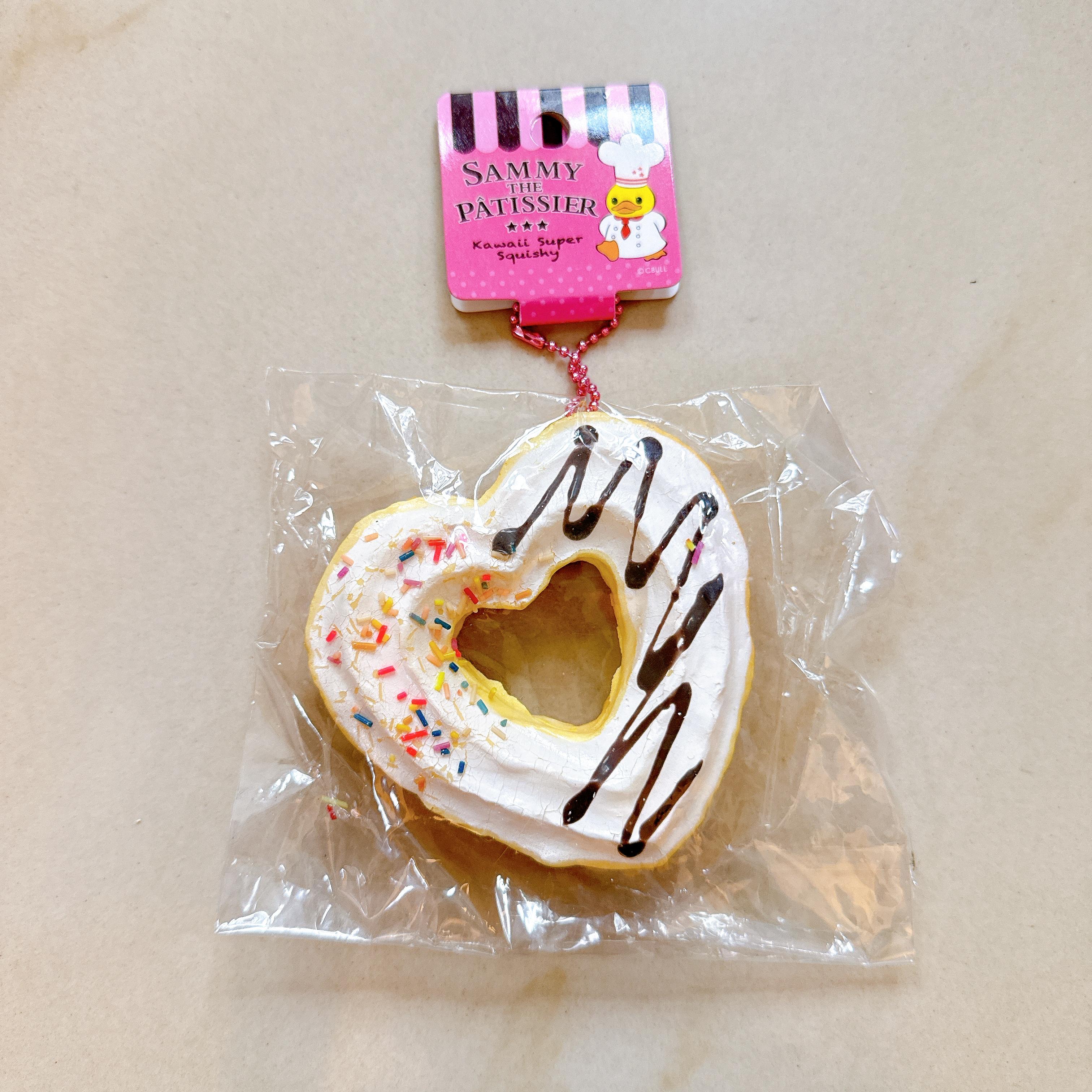 Sammy Heart Donut Squishy