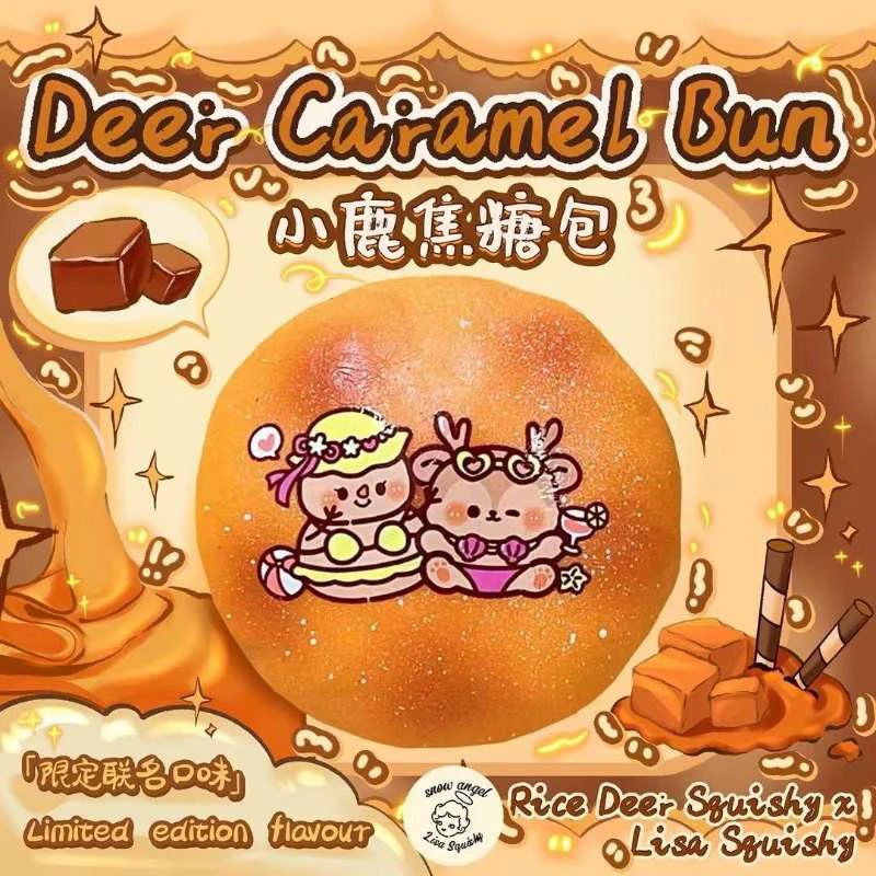 Rice Deer x Lisa Caramel Bun Squishy (Limited Edition)